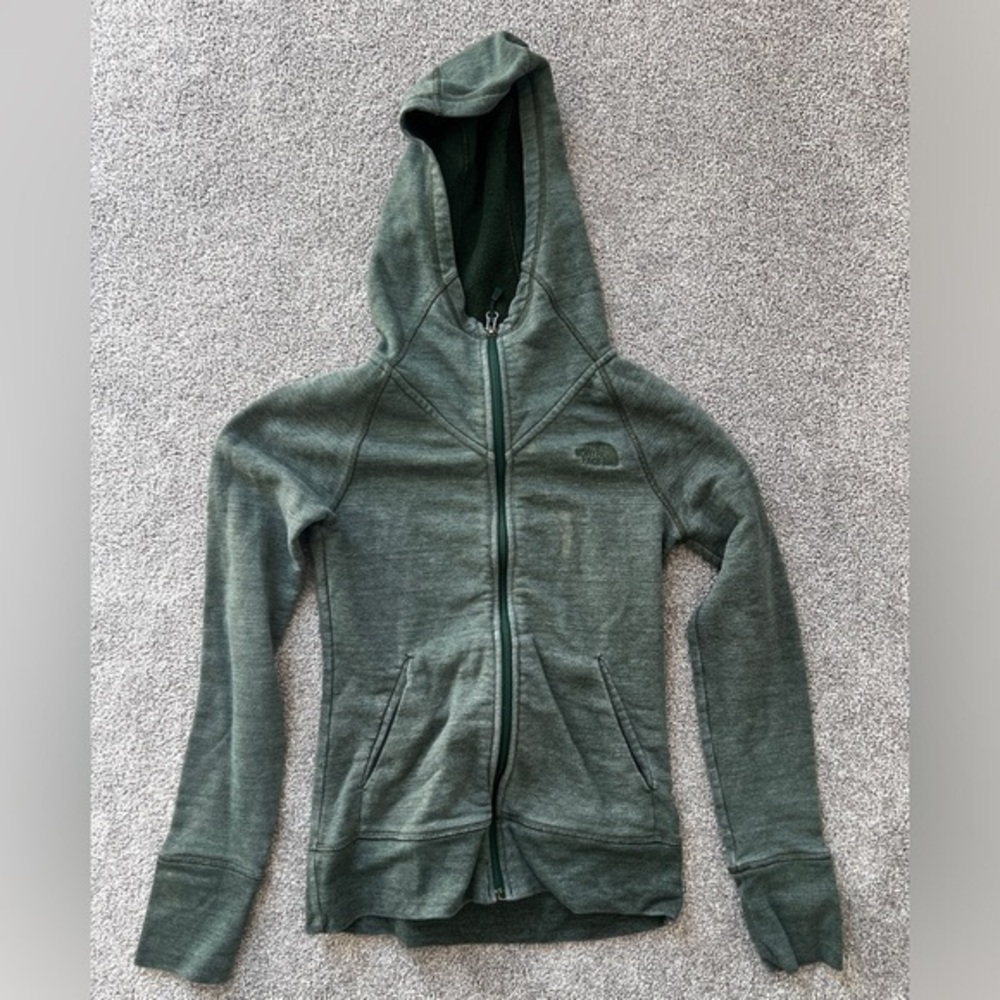 The North Face Zip-Up Hooded Heavyweight Sweatshirt Size XS - Picture 1 of 5